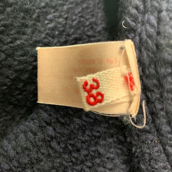 MARNI Size 2 Navy Asymmetrical Cardigan - Picture 5 of 5